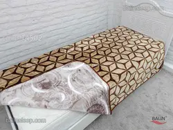 پتو یکنفره دورویه ابریشمی ایدورا (رنگ نسکافه ای قهوه ای)