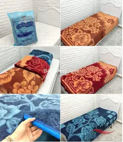 پتو یکنفره مدل قدیمی مینک نمدی نگین