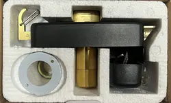 قیمت و خرید قفل درب حیاطی داف (مشکی) | DUFCO - ابزار رستمیان