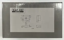 قیمت و خرید قفل درب حیاطی داف (مشکی) | DUFCO - ابزار رستمیان