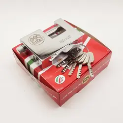 قفل کتابی 3 قاف (سه قاف) مدل ۱۰۰ - ابزار رستمیان