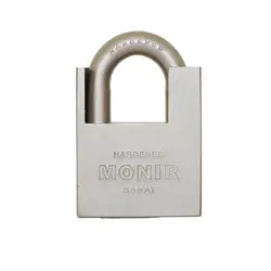 قیمت و خرید قفل آویز فولادی گارد دار منیر صنعت کد 103 (کلید دو شیار) | MONIR - ابزار رستمیان