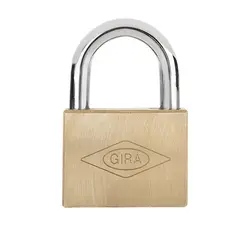 قفل آویز گیرا 75 برنجی کد 006 | GIRA - ابزار رستمیان
