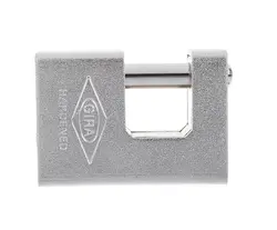 قیمت قفل کتابی 970 روکشدار گیرا کد 018 (روکش فولادی) (کلید کامپیوتری) | GIRA - ابزار رستمیان