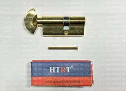 مغزی قفل سرویس بهداشتی 7 سانت اچ تی ار تی (طلایی + نقره ای) | HTRT - ابزار رستمیان