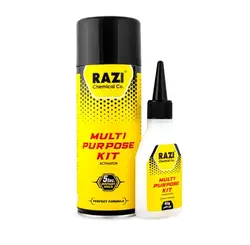 قیمت چسب 123 رازی RAZI حجم 400 میلی لیتر - ابزار رستمیان