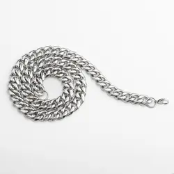 زنجیر مردانه استیل نقره ای مدل کارتیه Cartier کد ZW367