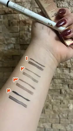 هاشور ابرو 3 خط و خط چشم کوئین