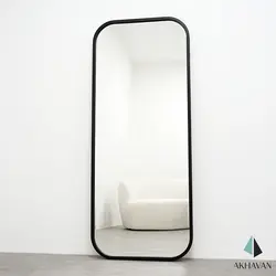 خرید و قیمت آینه تمام قدی گوشه گرد مدل RAYA | شیشه اخوان