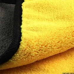 دستمال حوله مایکروفایبر نرم لبه دار 30*40 Pluche Microfiber | ایرانکار