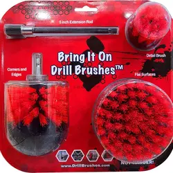 کیت 4 عددی برس صفرشویی دریلی مدل Drill Brushes | ایرانکار