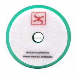 پد پولیش زبر اوربیتال سبز 100 ميلی متری اس آر اس مدل SRS Cutting Pad | ایرانکار