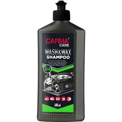 شامپو واکس خودرو کارماکر 500 میلی لیتری مدل Carmacare Wash & Wax Shampoo | ایرانکار