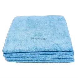 بسته 5 عددی دستمال میکروفایبر آبی مدل 4x4 Microfiber Polishing Cloths Blue | فروشگاه ایرانکار