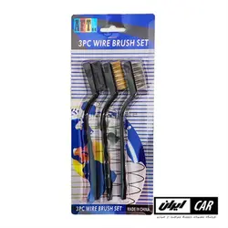 کیت 3 عددی برس موتورشویی 3pc Wire Brush Set | فروشگاه ایرانکار