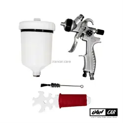 پیستوله رنگ پاش حرفه ای HVLP خودرو مدل SPRAY GUN HIQ319S | فروشگاه ایرانکار