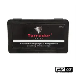 خمیر جرم گیر خودرو نرم تورنادور مدل Tornador Shine White Clay Bar | فروشگاه ایرانکار