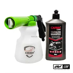 کیت تفنگی کف پاش و شامپو مدل Foam gun and shampoo kit | فروشگاه ایرانکار