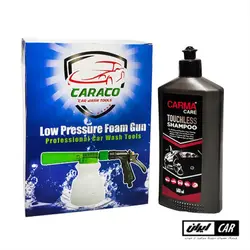 کیت تفنگی کف پاش و شامپو مدل Foam gun and shampoo kit | فروشگاه ایرانکار