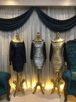 پولک یقه قایقی / لباس ارزان اف هفته نایس - نایس مزون