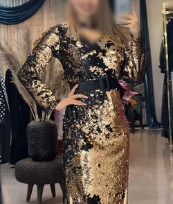 پولک دو طرفه مجلسی پوشیده - نایس مزون