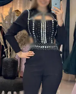 لباس سنگ دوزی اورال - نایس مزون