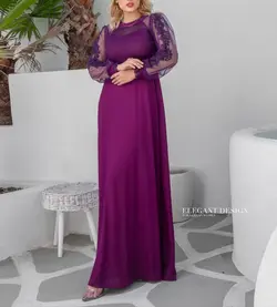 کرپ ماکسی مجلسی بلند2022 کرپ زنبوری - نایس مزون مجلسی قیمت مناسب کرج و تهران