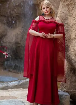 لباس مجلسی دخترانه استین حریر 2020 - نایس مزون