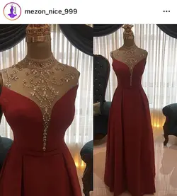 ماکسی مجلسی کار شده - نایس مزون