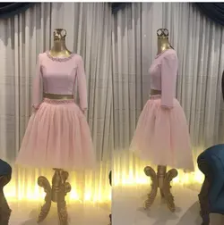 نیم تنه دامن دخترانه صورتی / لباس عروسکی - نایس مزون