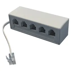مشخصات، قیمت و خرید تبدیل 1 به 5 کانکتور تلفن RJ11