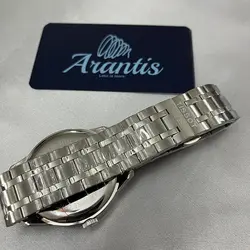 ساعت تیسوت مردانه کلاسیک استیل صفحه سفید m-7615