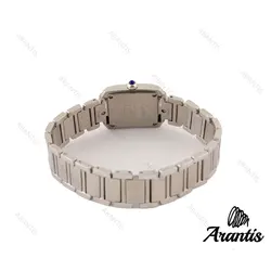 ساعت کارتیر تانک زنانه نقره ای سایز کوچک w-2445
