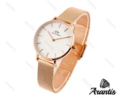 ست ساعت و دستبند دنیل ولینگتون زنانه رزگلد w-5192