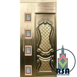 درب آسانسور لولایی طرح دیپلمات | درب لولایی طرحدار