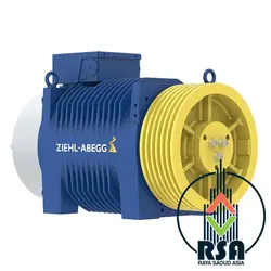 موتور آسانسور گیرلس زیلابگ 10 نفره |نمایندگی موتور آسانسور زیلابگ |