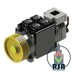 موتور گیرلس ساسی ایتالیا 6نفره | موتور بدون گیربکس آسانسور