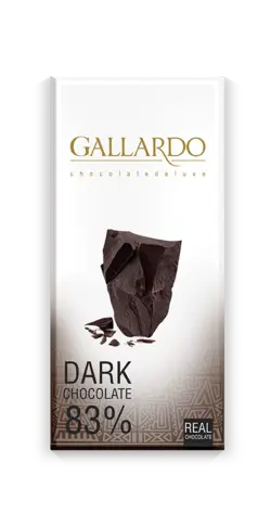 شکلات تابلت گالاردو تلخ ۸۳٪