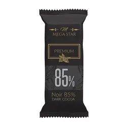 شکلات تلخ ۸۵ درصد مگا استار - بسته نیم کیلویی
