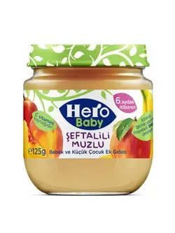 پوره هلو و موز هیرو بیبی