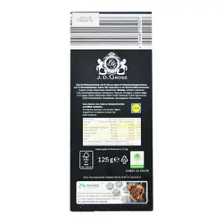 شکلات تلخ ۵۶ درصد با طعم لیمو زنجبیل ۱۲۵ گرم جی دی گراس – JDGross