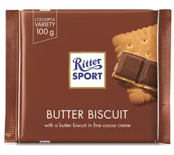 شکلات ریتر اسپورت با طعم butter biscuit