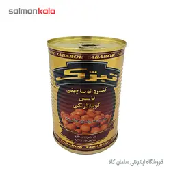 کنسرو لوبیا چیتی در سس گوجه فرنگی تبرک مقدار 380 گرم