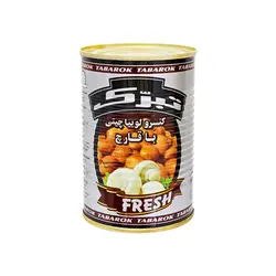 كنسرو لوبيا چيتی با قارچ تبرك