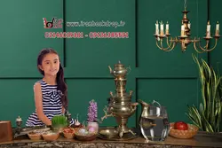 بک گراند عکاسی سنتی هفت سین, عید نوروز کد IBD-8437
