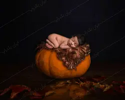 بک دراپ نوزاد جشن هالووین آتلیه ای کد IBD-8891