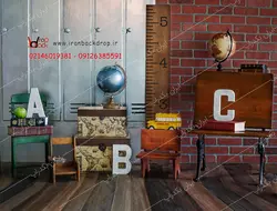 بک دراپ عکاسی مدرسه، ویژه بازگشایی مدارس کد IBD-4943