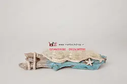 بک گراند عکاسی نوزاد تابستانی دریایی کد IBD-6235