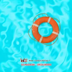 بک گراند عکاسی کودک و نوزاد تابستانی، استخر، شنا کد IBD-7606