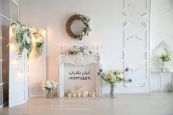 مجموعه بک دراپ عکاسی عروس وایت روم کد IBD-2622